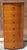 A Scandinavian Modern Style Italian Cherry Osiery Chest of Drawers is in very good vintage condition. Made in Italy. All...