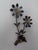 1960s Swedish Brutalist Iron and Gold Flower Wall Sculpture, 1960s For Sale - Image 5 of 18