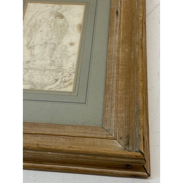 17th Century Old Master Drawing For Sale - Image 4 of 8