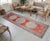 Mid-Century Modern Turkish Runner Rug Hand-Knotted Muted Colors Tribal Hallway Decor Lady Bug Pattern - 3'1" X 12'9" For Sale - Image 3 of 14
