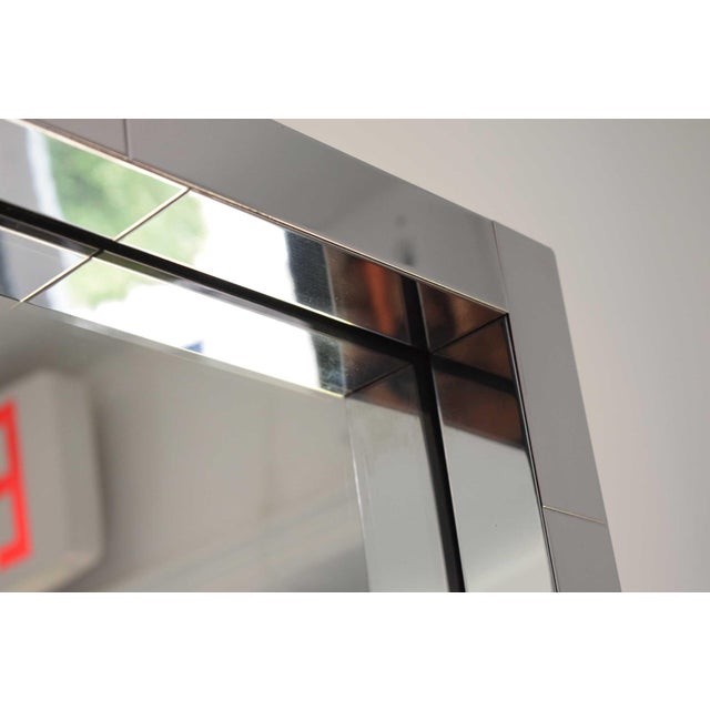Paul Evans Cityscape Mirror in Chrome, Signed For Sale In Dallas - Image 6 of 8