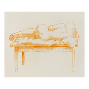 1991 Neil Meitzler Reclining Female Nude