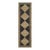 Erin Gates by Momeni Orchard Court Checker Black Hand Woven Wool and Jute Area Rug 2'3" X 12' Runner For Sale