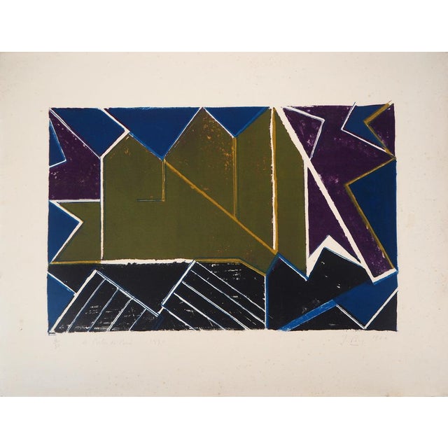 Jean Pons, The Doors of Paris, 1950, Original Lithograph For Sale - Image 8 of 8