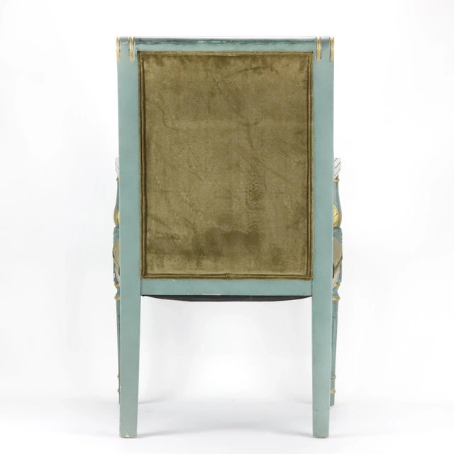 1990s Pair of Vintage Hand Carved Armchairs For Sale - Image 5 of 12