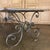 Wood Mid-Century French Painted Oak and Wrought Iron Dining Table For Sale - Image 7 of 13