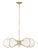 Mid-century modern in sensibility, the Gio 5-Light Chandelier is defined by the five white glass globes that are...