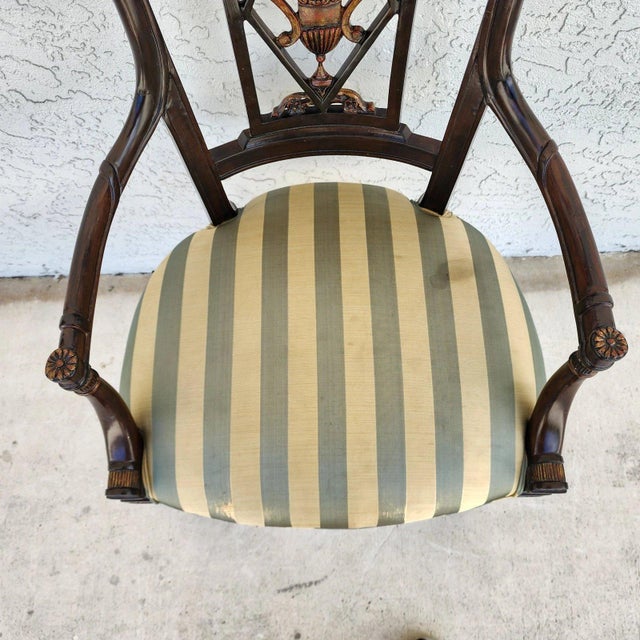 French Regency Armchair Desk For Sale - Image 11 of 12