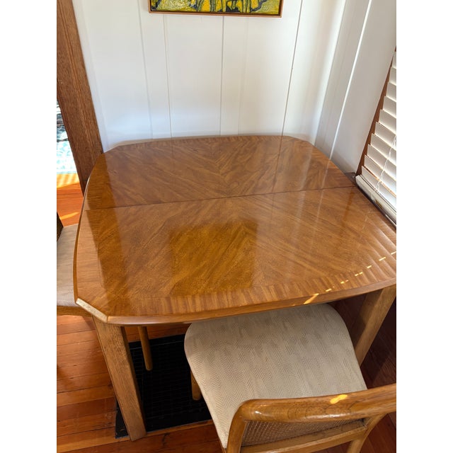 Drexel Late 20th Century Chinoiserie Dining Set Attributed to Drexel For Sale - Image 4 of 5