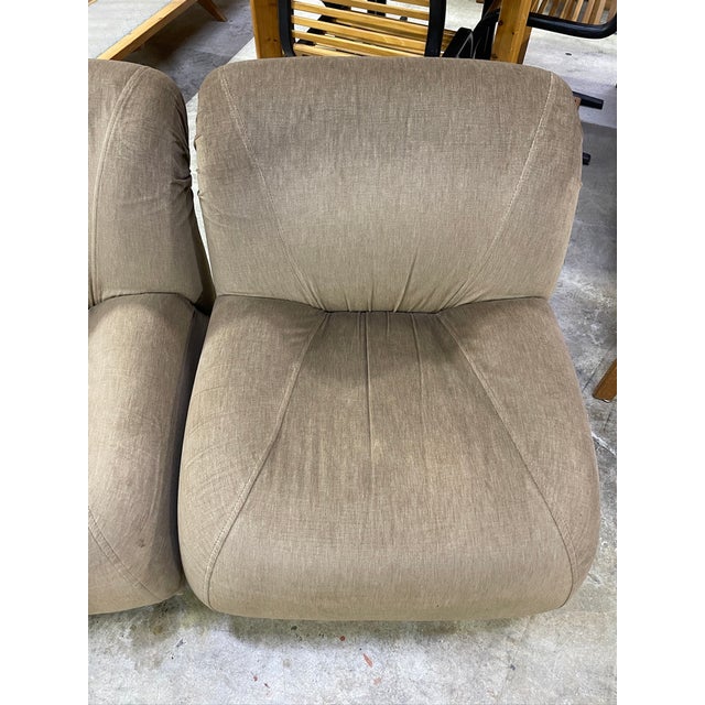 Pair Doimo Salotti Vintage Modular Chairs For Sale - Image 4 of 9