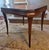 Vintage Leather Top Embossed Game Card Table For Sale In Indianapolis - Image 6 of 13