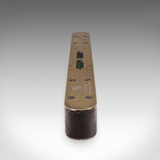 Traditional Antique Boat Builder's Spirit Level, English, Tradesman's Instrument, Edwardian For Sale - Image 3 of 9