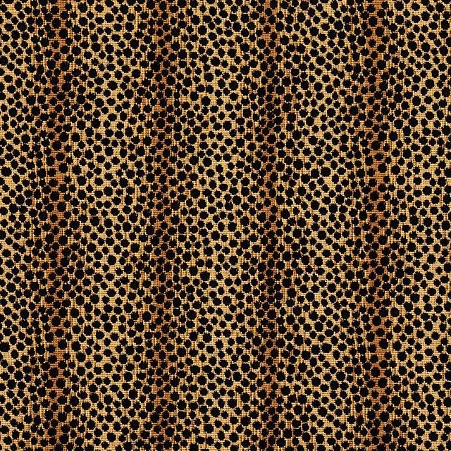 Sample- Schumacher Nakuru Linen Velvet Fabric in Leopard For Sale