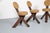 Vintage Tripod Chairs by Frida Minet and Adrien Audoux, 1950s, Set of 4 For Sale - Image 11 of 18