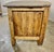 Wood Monumental Spanish Carved Wood Bench, Linen Upholstery, 19th Century For Sale - Image 7 of 13