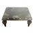 Hollywood Regency Mirrored Coffee Table With Carved Wood and Twisted For Sale