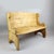 Mid-Century Fir Wood Bench For Sale - Image 9 of 9