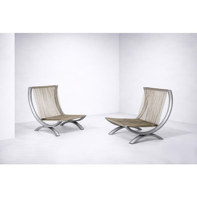 Ferrotipi Low Armchairs Prototype from G. Malacrida & P.Resmini, 1968, Set of 2 For Sale - Image 14 of 14