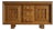 French Art Deco Geometric Carved Oak Sideboard, Style of Charles Dudouyt, 1930s For Sale
