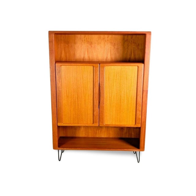 Mid-Century Danish Teak Bookcase For Sale - Image 9 of 9