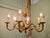 Large French Rococo Gilded Brass Six-Light Chandelier, 1960 For Sale - Image 4 of 6
