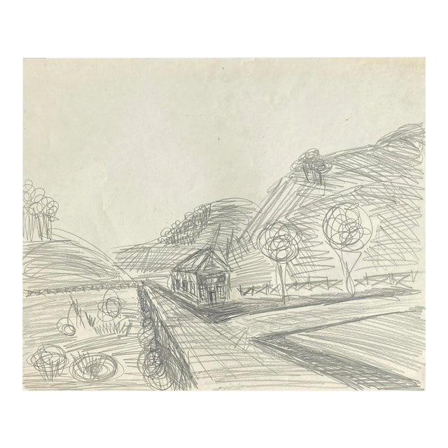 1964 Larry Connatser Chicago Landscape For Sale