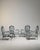 1950s Black Iron Set of 4 Outdoor Chairs For Sale - Image 13 of 17