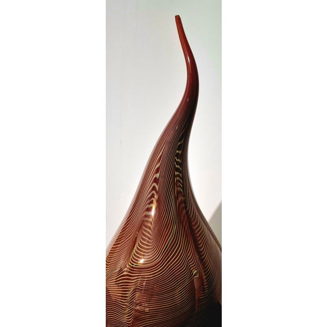 Lino Tagliapietra Sculptural Filigree Vase by Lino Tagliapietra, 1990s For Sale - Image 4 of 5
