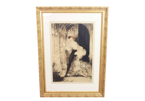 Louis Icart, Don Juan, 1928, Engraving, Framed