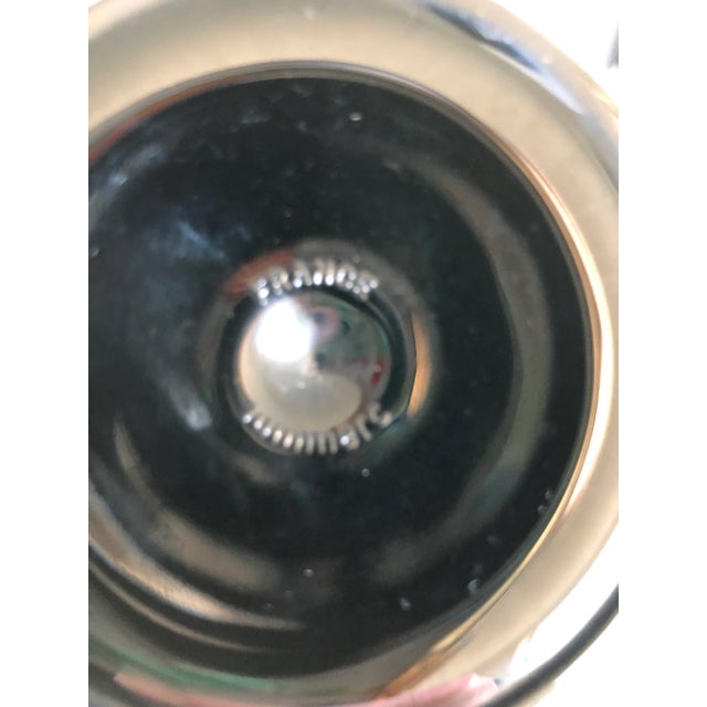 Glass Vintage Black Stemmed Octagon Champagne Flutes-Set of 4 For Sale - Image 7 of 8