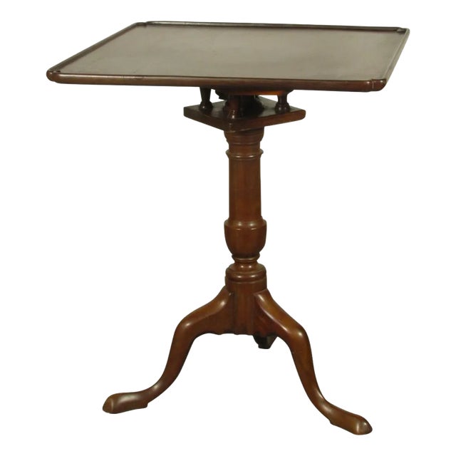 18th-C. English Tea Table For Sale