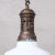 Metal Antique French Glass Pendant For Sale - Image 7 of 9