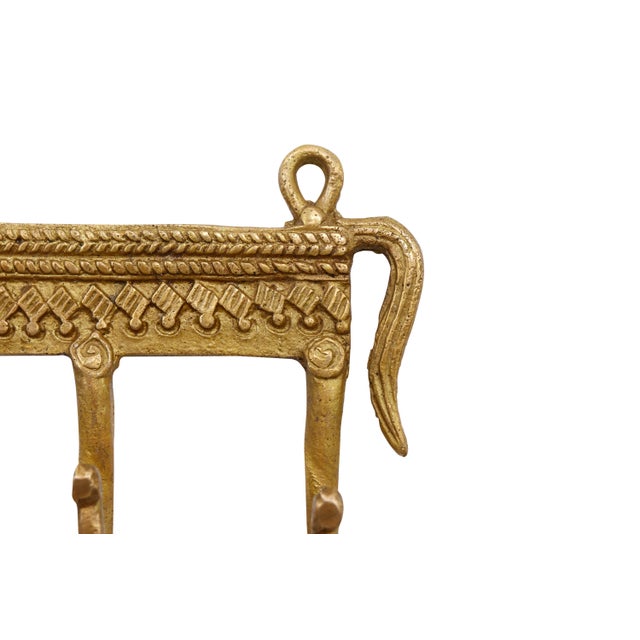 Bohemian Brass Camel Wall Hooks For Sale - Image 4 of 4