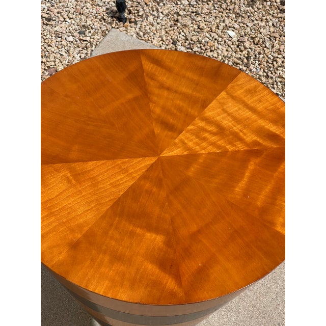 1990s 1990s Ruth Livingston Striped Cone Occasional Table For Sale - Image 5 of 11