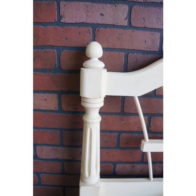 French Provincial Ethan Allen Country French Cal King Wheatback Bed For Sale - Image 3 of 6