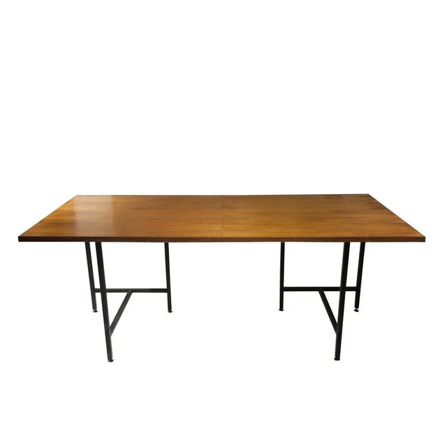 1950s Mid-Century Modern Teak Wooden Desk, Italy, 1950s For Sale - Image 5 of 10