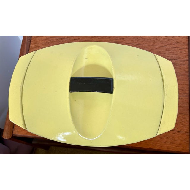 Le Creuset Raymond Loewy "La Coquelle" Casserole Dish With Insert For Sale In San Francisco - Image 6 of 10