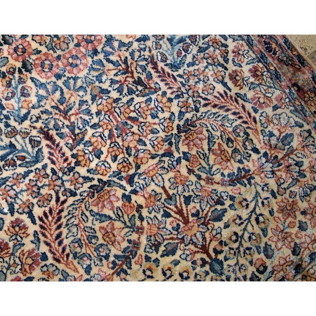 Persian 1920s Handmade Antique Persian Kerman Rug For Sale - Image 3 of 13
