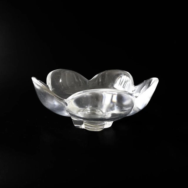 Vintage Crystal Pomona Bowl by Lars Hellsten for Orrefors, 1970s For Sale - Image 4 of 7