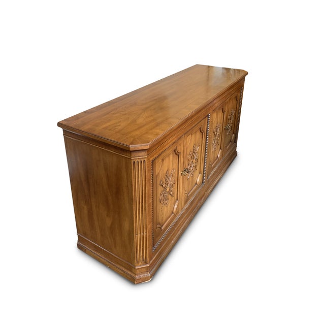 Vintage Walnut Buffet by Henredon Fine Furniture. Chairish