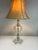 Glass Cut Glass Table Lamp, Vintage For Sale - Image 7 of 12