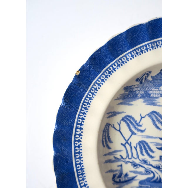 Copeland Chinoiserie Blue and White Bowls Plates, Late 19th Century - Set of 3 For Sale - Image 10 of 15