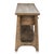 Farmhouse Salvaged Pine Five-Drawer Console Table For Sale - Image 3 of 9