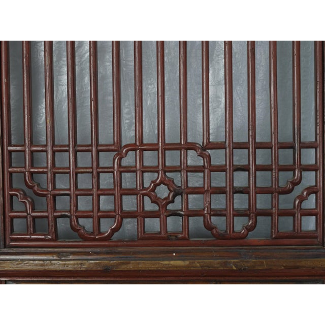 Monumental 11 Feet Tall Antique Chinese Screen Panel Door – Set of 6 For Sale - Image 12 of 13