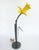 Vintage 1980s Mike Bliss Daffodil Desk Table Lamp, Original Wiring For Sale - Image 4 of 8