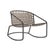 Brown Jordan Kantan Aluminum Suncloth Motion Lounge Chair, Textured Pewter frame with Mica fabric For Sale - Image 12 of 12