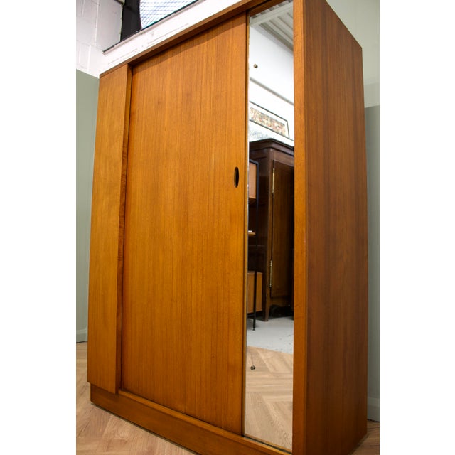 Wood Vintage Teak Double Door Wardrobe from Austinsuite, 1960s For Sale - Image 7 of 13