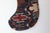 Early 20th Century Holiday Stocking Made From Antique Wool Rug – Artisan Woven Elegance For Sale - Image 5 of 6