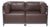 Axis 2pc Sectional Avanti Pecan Titanium Frame For Sale