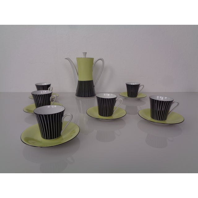 Coffee Service for 6 from Vokstedt, Germany, 1950s, Set of 17 For Sale - Image 4 of 18